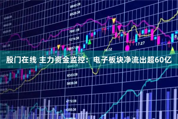股门在线 主力资金监控：电子板块净流出超60亿